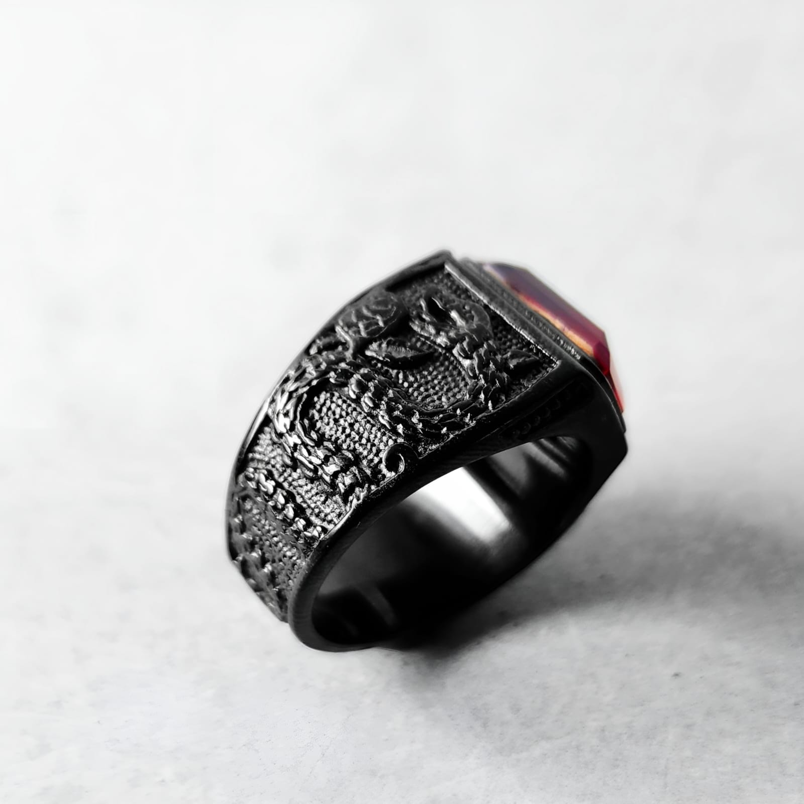 Red Snake Ring