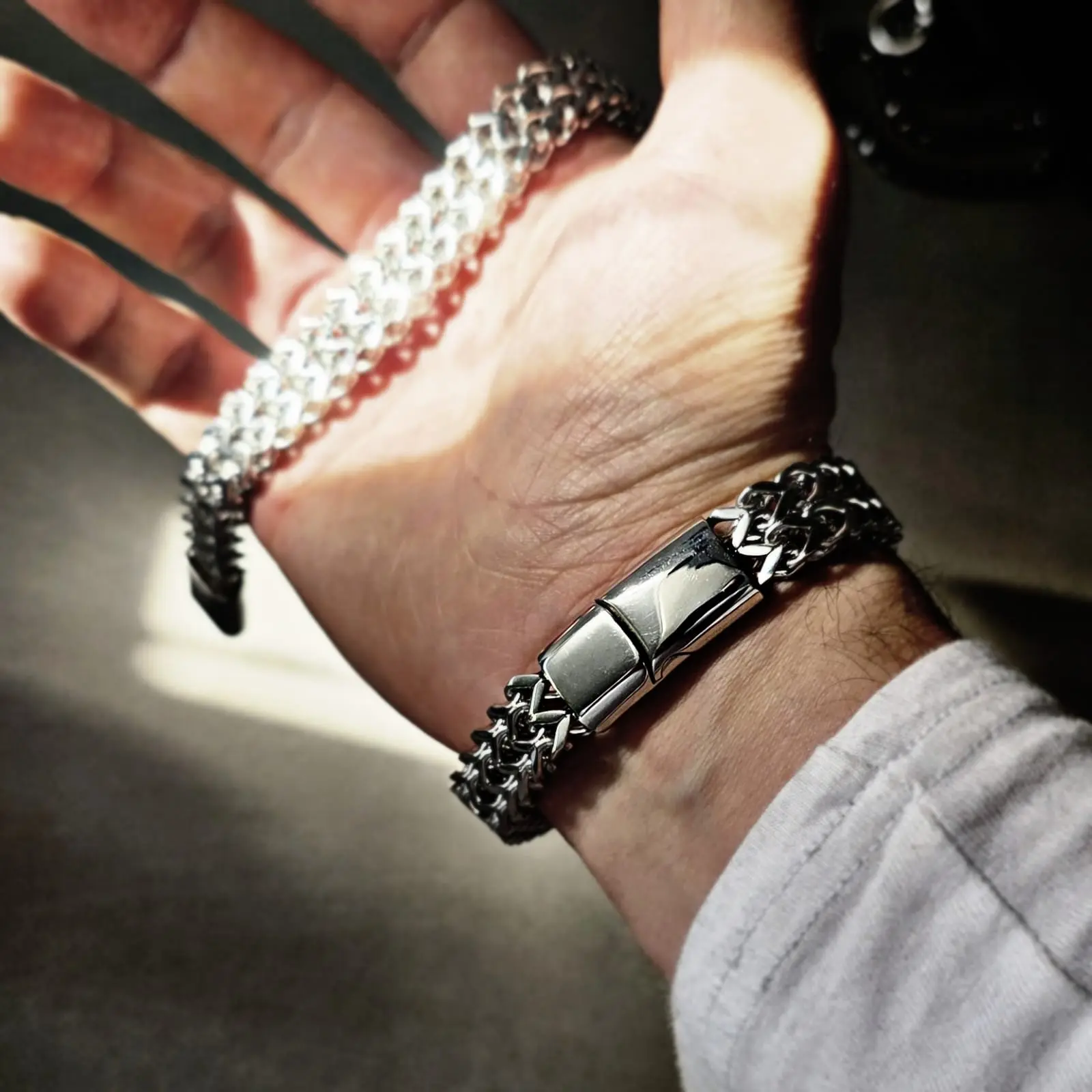 Doblecaña Silver Brazalete