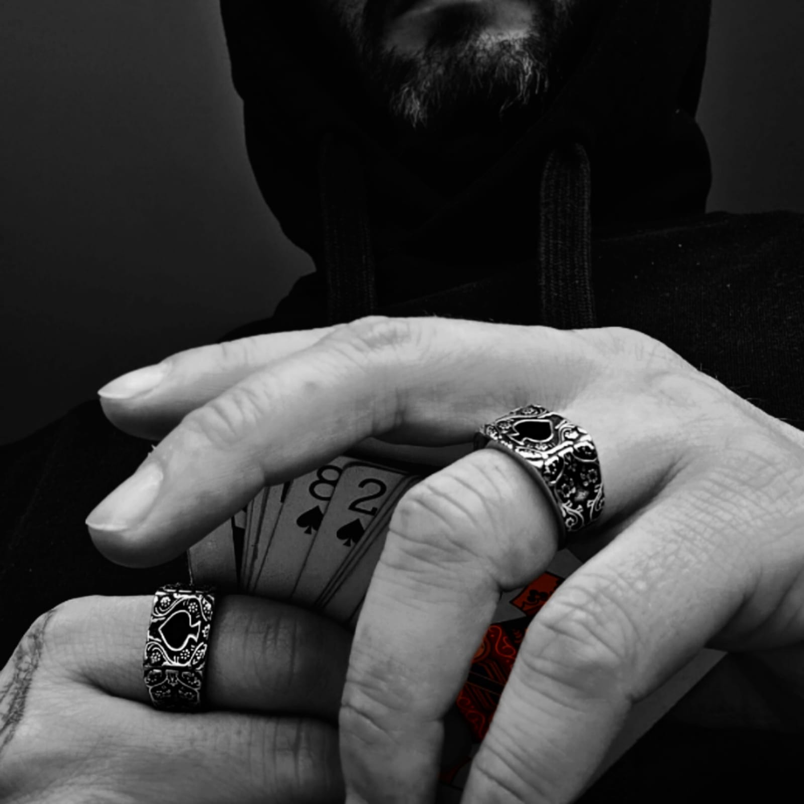 ACE OF SPADES RING