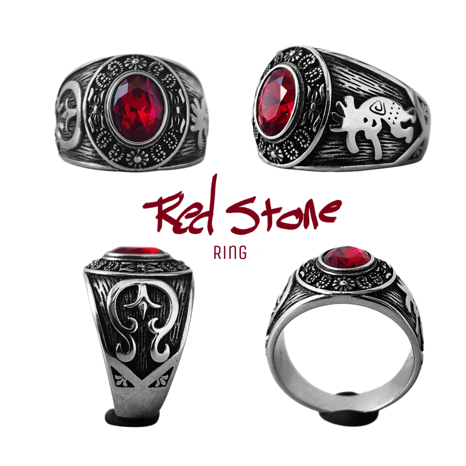 Red Stone Ring