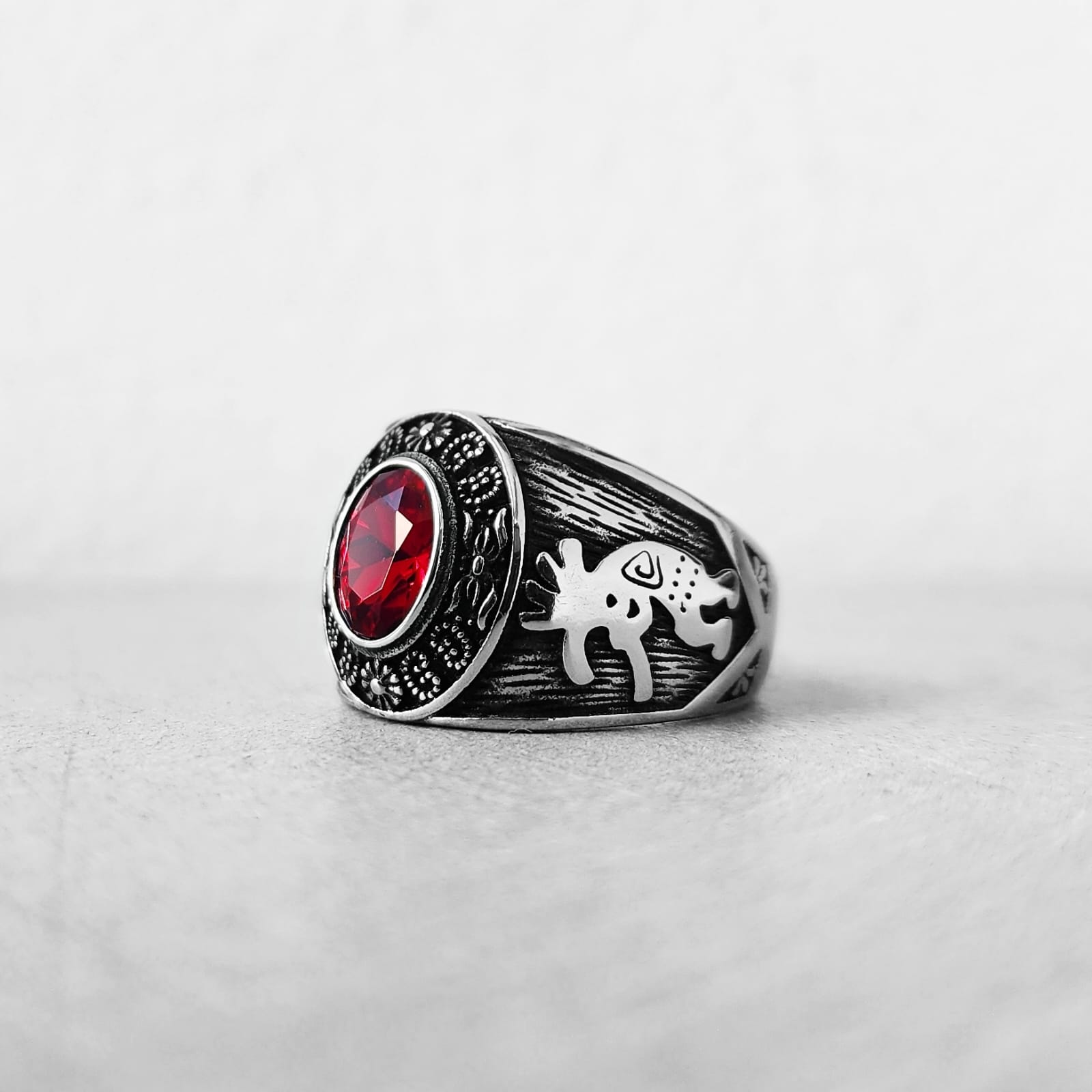 Red Stone Ring